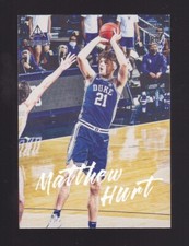 2021-22 Chronicles Luminance Matthew Hurt Rookie #99 Duke