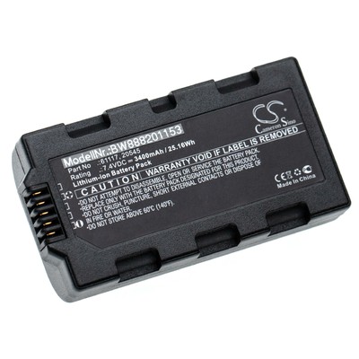Mobile PC Akku für Sokkia Juniper Mesa Field Topcon Tesla 3400mAh