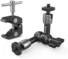 Adjustable Articulating Magic Arm with Dual Thread for Monitors and Lights