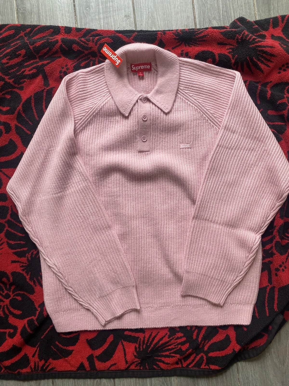 Pull polo Supreme petite boîte (FW24) moyen