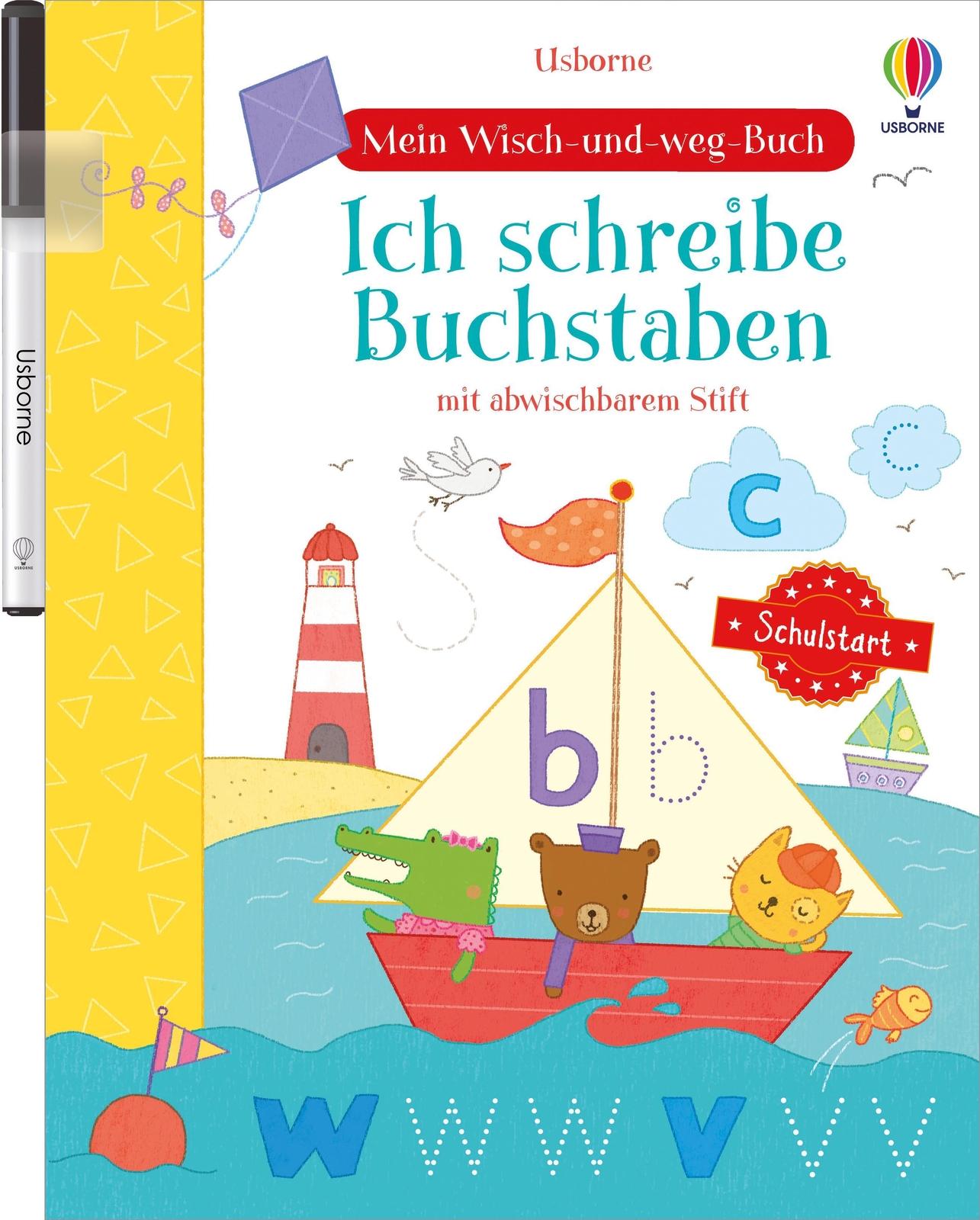 Thumbnail - Mein Wisch-und-weg-buch Schulstart: Ich Schreibe Buchstaben | Hannah