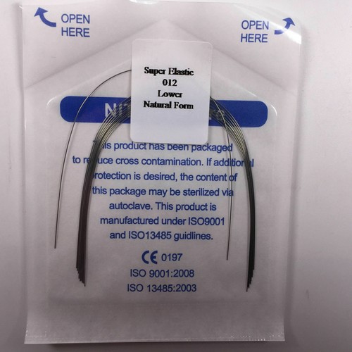 Dental Orthodontic Arch Wire Super Elastic Niti Round Rectangular Natural Form - Picture 12 of 12