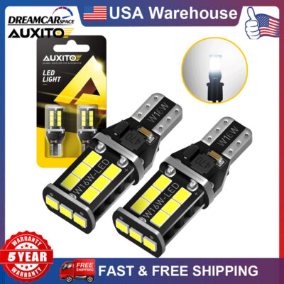 #ad AUXITO LED Reverse Back Up Light Bulb 921 912 W16W 904 906 916 Super White 6000K $8.54