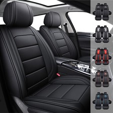 Juego completo de fundas de asiento de coche 5 asientos de cuero protector impermeable para Mercedes E300