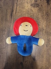 Eden Infant Baby Toys Paddington Teddy Bear Ring Rattle Soft Plush