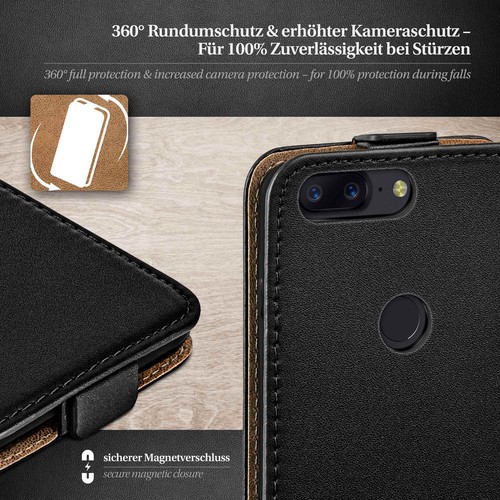 Case for OnePlus 5T flip case folding mobile phone bag 360 degree case thin p... - Picture 4 of 9