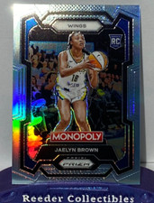 2024 WNBA Panini Monopoly Prizm #15 Jaelyn Brown Wings Light Blue Prizm /199