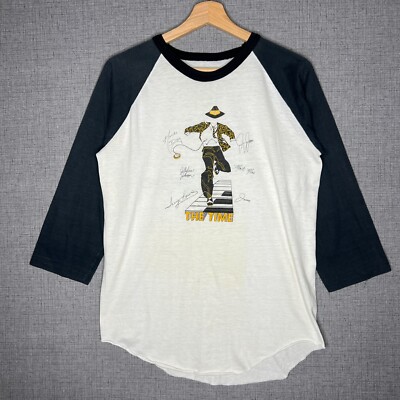 VTG The Time Shirt Men's S Wild and Loose 1982 Morris Day Raglan