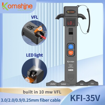 2023 KFI-35-V High Pression Metal Fiber Identifier Built in VFL with 4 Adapters