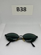 Vintage Geoffrey Beene Oval Sunglasses gbp 109 black 135 52-17