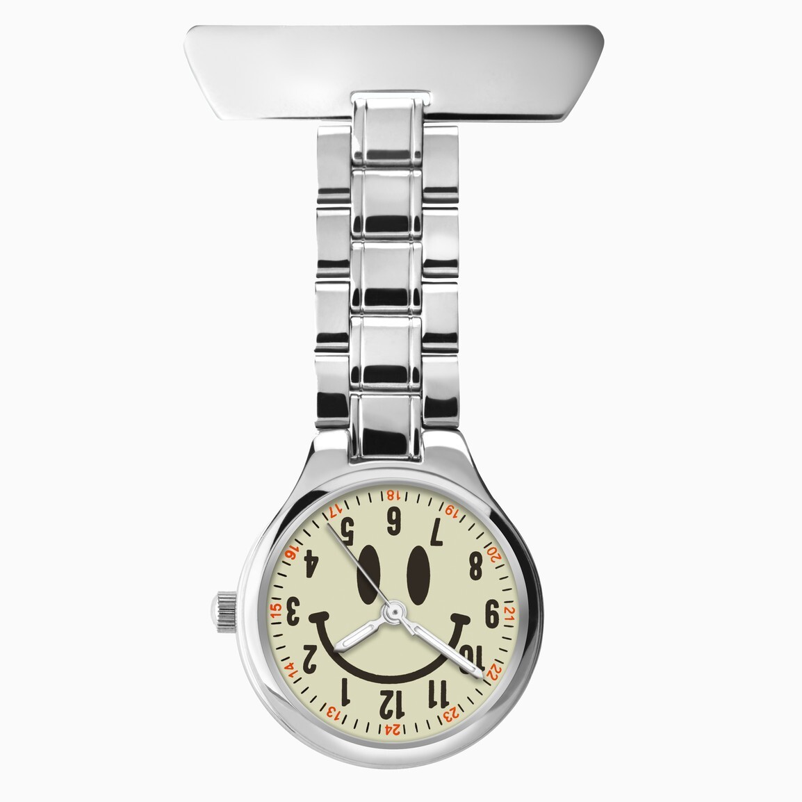 Sekonda Nurse Fob Watch 4363 Happy Face Quartz RRP £32.99