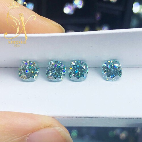 5mm~12mm Cushion Cut Moissanite Loose Stone Multicolor Gemstone For Ring Jewelry - Picture 5 of 33
