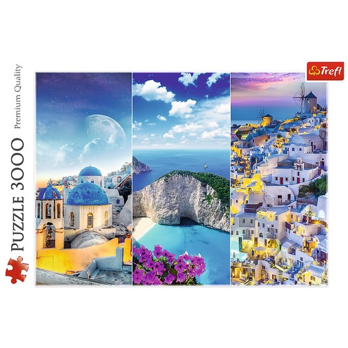 Trefl Red 3000 Piece Puzzle - Greek holidays - Picture 3 of 10