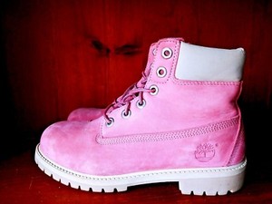 hot pink work boots