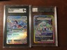 2024 Pokémon Stellar Crown #170 Terapagos EX BGS 9 #032 Lapras EX SGC 9