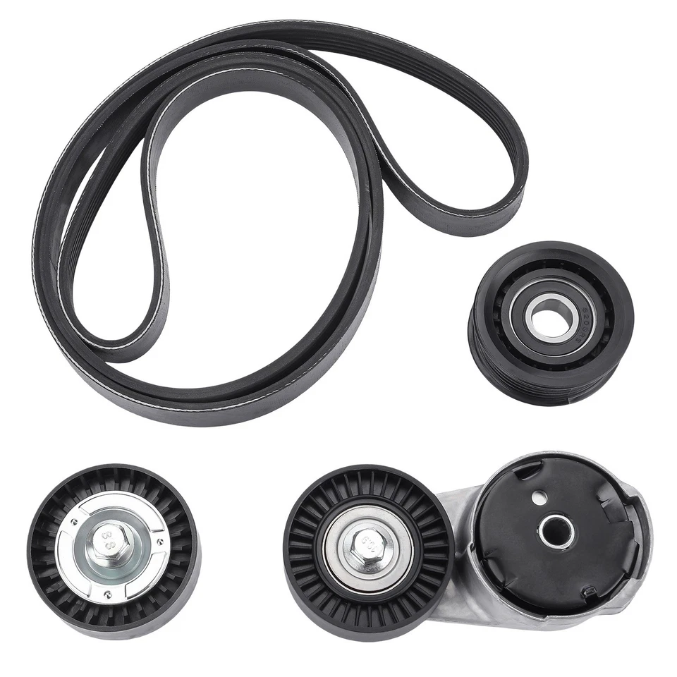 Tensor de transmisión por correa Serpentine y polea de ralentí para Chrysler 300 S 2012-2019 Foto 3 de 4