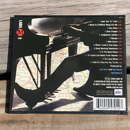RAY BRYANT- SOMEWHERE IN FRANCE “live” LABEL M 2000 JAZZ PIANO - Picture 2 of 5