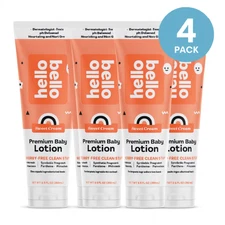 Hello Bello Premium Baby Lotion Sweet Cream 8.5 fl oz 4 Pack New