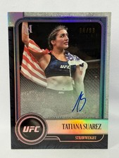 2019 Topps UFC Museum Collection Tatiana Suarez Auto 04/99