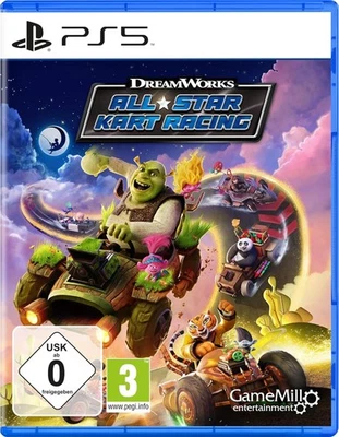 Dreamworks All Star Kart Racing PS5 PlayStation Spiel Shrek Kung Fu Panda Trolls