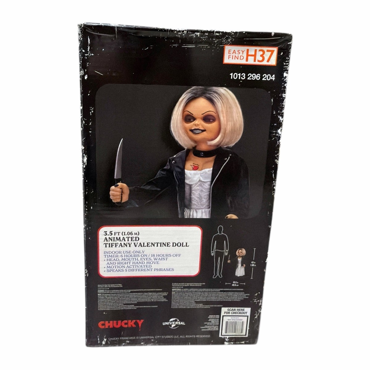 Universal 3.5 ft Animated Tiffany Valentine Doll | Bride of Chucky