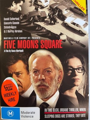 FIVE MOONS SQUARE DVD 2003 Renzo Martinelli Donald Sutherland *Ex Rental*