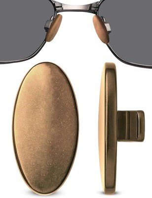 Sports World Vision Titanium Nose Pads Rose Gold 13mm Pushin Glasses