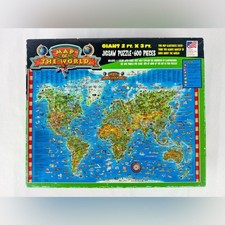 Great American Puzzle Factory Map of the World 600 Piece Puzzle
