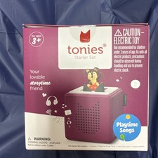 Kids' Toniebox Audio Player - Rechargeable Starter Set with Playtime Puppy