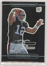 2010 Topps Platinum Rookie Variations Black Refractor 8/25 Colt McCoy #133 0c6