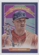 2020 Panini Donruss Diamond Kings Holo Purple Alex Bregman #20 10ru