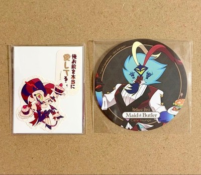 HELLUVA BOSS x Fitz Fizz AR Hologram Sticker & Coaster Set  Asmodeus, Ozzy
