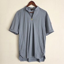 McDonalds Apparel Collection Mens S-R Quarter Zip Employee Uniform Shirt