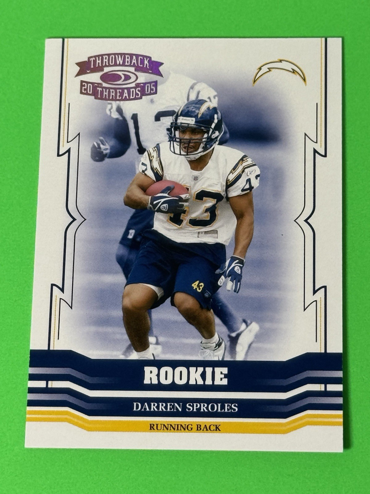 Darren Sproles Donruss Throwback Threads #174 Base