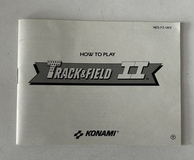 TRACK & FIELD 2 NINTENDO NES GAME WITH BOX + MANUAL UK PAL VERSION GENUINE 