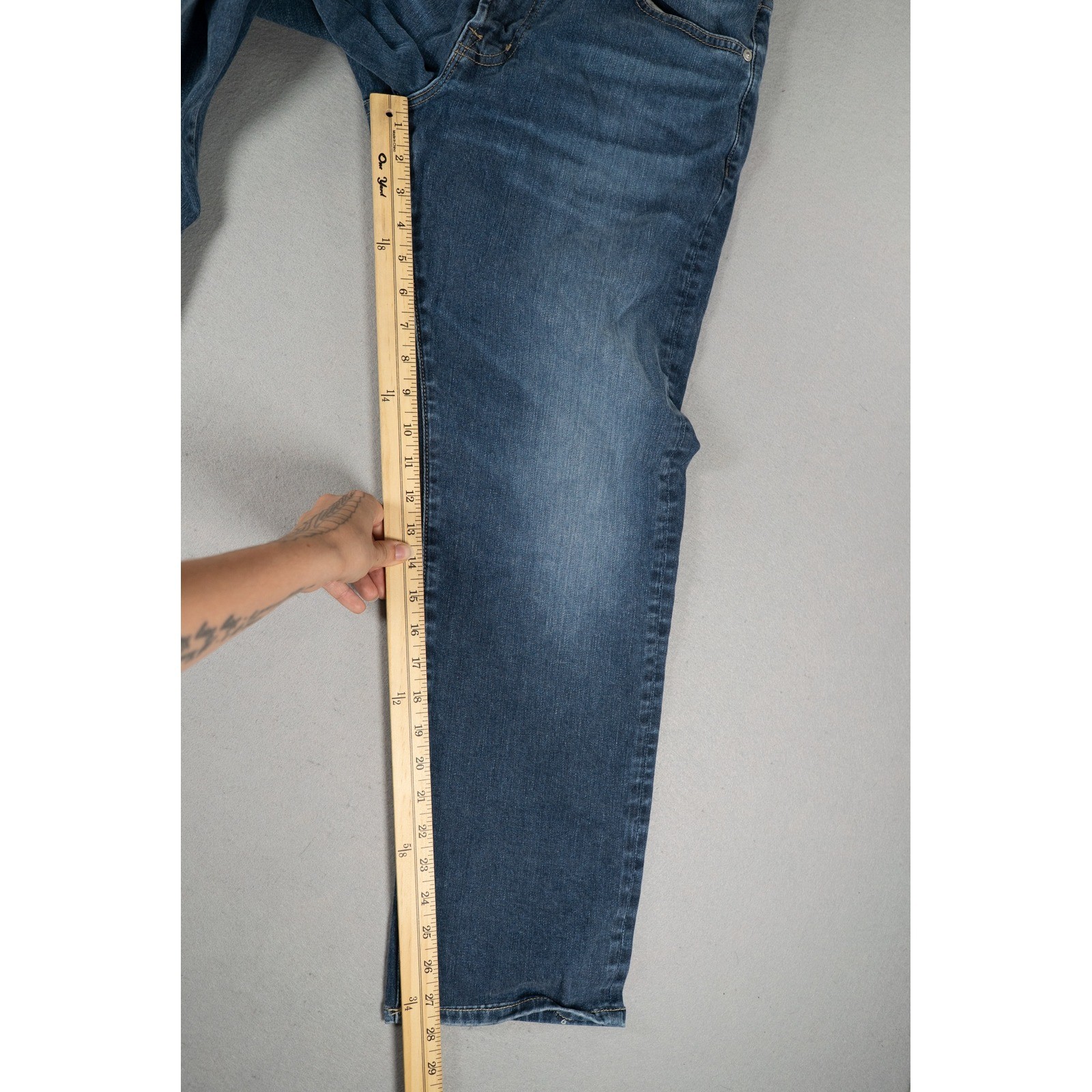 AG Adriano Goldschmied Mens Everett Slim Straight Leg Jeans Blue 32x32 Denim image 8