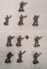 Antique Lead Civil War Soldiers Lot Of 10