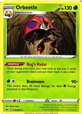 Orbeetle Normal 019/202 SWSH01: Sword & Shield Base Set NM