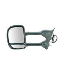 Left Power Heated Textured Towing Door Mirror Excursion 01-05 Manual Extendable