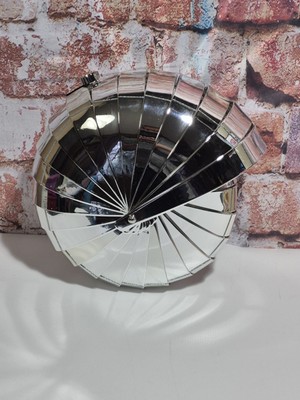   Cult Gaia Sirena Clutch in Shiny Silver (New, Broken Side of Push Lock)