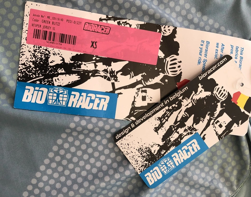 Camiseta deportiva de ciclismo para mujer Bioracer Vesper talla 1 XS verde Blitzz nueva con etiquetas manga corta Foto 4 de 4