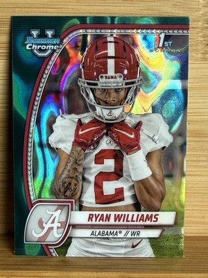 2024 Bowman University Chrome - Ryan Williams #53 Teal Lava Refractor (RC)