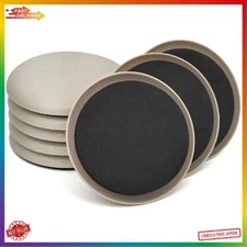 8 PCS 3.5" Furniture Sliders for Hardwood Floors Chair Leg Protectors Heavy Duty