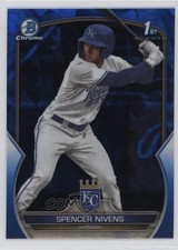 2023 Bowman Chrome Draft Sapphire Edition Spencer Nivens #BDC-93 1pr8