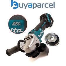 Image of Makita DGA504Z 18v Cordless Brushless 125mm Angle Grinder Bare Tool + Flange Nut