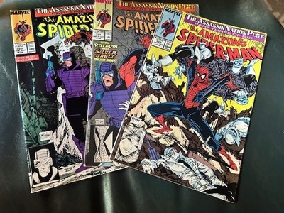 Amazing Spider-Man 320 321  322 Todd McFarlane Assassin Nation Plot Lot Of 3
