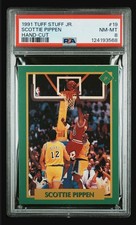1991 tuff stuff jr. #19 scottie pippen; magazine SP insert PSA 8  (POP 1 ONLY)