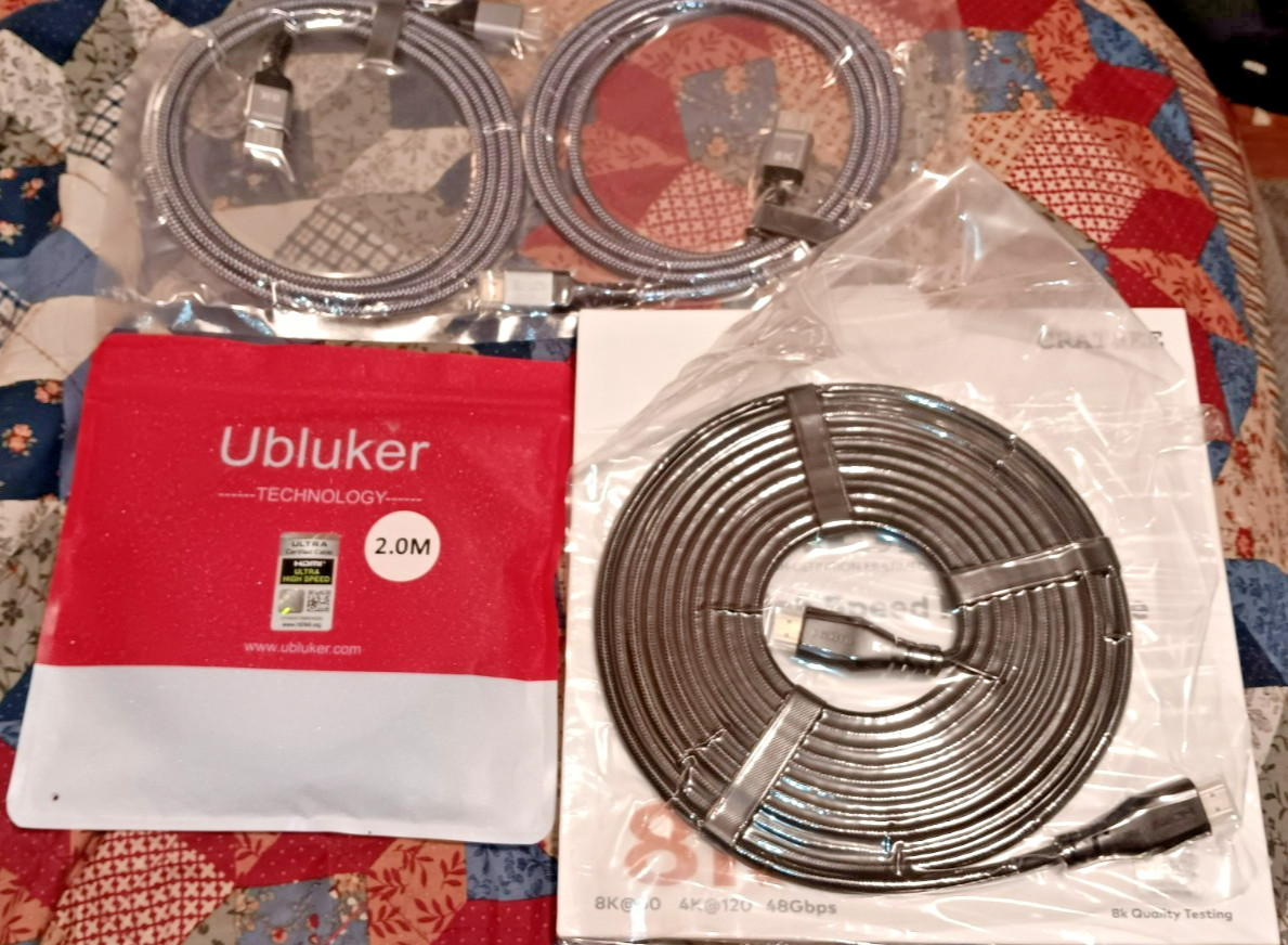 8k Hdmi Cable  High Speed 48gbps 8k@60hz Different Lengths