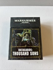 Warhammer 40000 40k Data Cards Sealed Thousand Sons