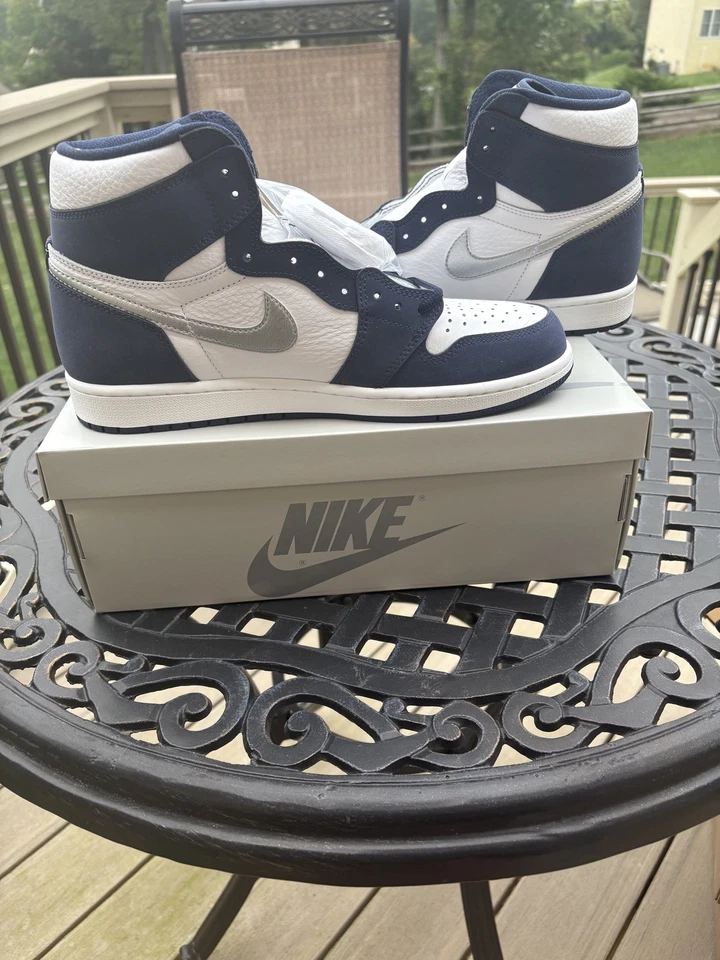 Jordan 1 Retro High CO.JP Midnight Navy Size 10.5 - Image 4 of 4
